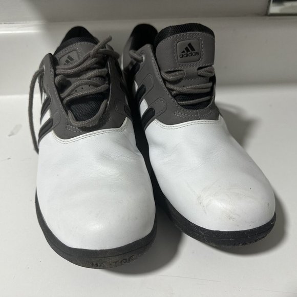 Adidas Women's Traxion SSETECH Golf Shoes White Leather Size 8 - Picture 1 of 6